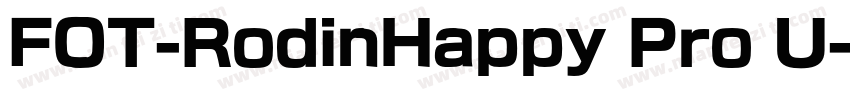 FOT-RodinHappy Pro U字体转换
